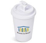 Altitude Wednesday Plastic Double-Wall Tumbler – 350ml Solid White