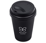 Altitude Perk Recycled Plastic Double-Wall Tumbler – 300ml Black