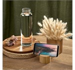 Okiyo Kenko Phone Stand Glass Water Bottle – 700ml DR-OK-244-B-LIFESTYLE-NO-LOGO