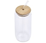 Okiyo Natsu Glass & Bamboo Tumbler & Straw - 500ml DR-OK-278-B-NT-01-NO-LOGO