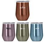 Serendipio Vogue Madison Stainless Steel & Plastic Double-Wall Tumbler - 350ml