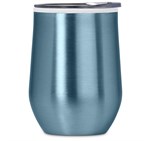 Serendipio Vogue Madison Stainless Steel & Plastic Double-Wall Tumbler - 350ml Light Turquoise