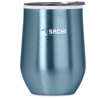 Serendipio Vogue Madison Stainless Steel & Plastic Double-Wall Tumbler - 350ml Light Turquoise