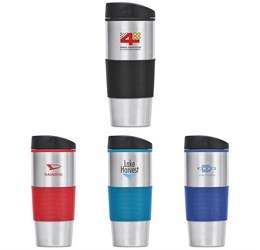 Ridge Stainless Steel & Plastic Double-Wall Tumbler - 450ml