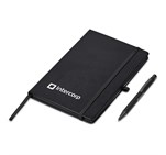 Altitude Carlton Notebook & Pen Set Black