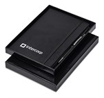 Altitude Carlton Notebook & Pen Set Black