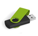 Axis Gyro Black Flash Drive - 4GB Lime