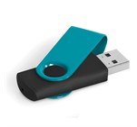 Axis Gyro Black Flash Drive - 4GB GF-AM-626-B-MIX-BL-TQ-NO-LOGO