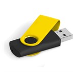 Axis Gyro Black Flash Drive - 4GB GF-AM-626-B-MIX-BL-Y-NO-LOGO