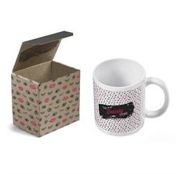 Blank Canvas Mug in Bianca Custom Digital Print Gift Box