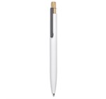 Okiyo Mimo Recycled Aluminium Ball Pen Solid White