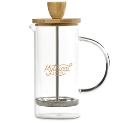 Okiyo Osu Glass & Bamboo Coffee Plunger - 350ml