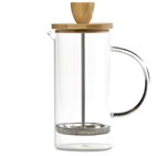 Okiyo Osu Glass & Bamboo Coffee Plunger - 350ml HL-OK-117-B-01-NO-LOGO