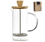 Okiyo Osu Glass & Bamboo Coffee Plunger - 350ml HL-OK-117-B-03-NO-LOGO