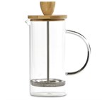 Okiyo Osu Glass & Bamboo Coffee Plunger - 350ml HL-OK-117-B-NO-LOGO