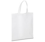 Altitude Budget Non-Woven Shopper Solid White