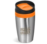 Altitude Vienna Stainless Steel & Plastic Double-Wall Tumbler - 300ml Orange