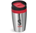 Altitude Vienna Stainless Steel & Plastic Double-Wall Tumbler - 300ml Red