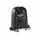 Altitude Waverly Non-Woven Drawstring Bag Black