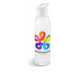 Altitude Fresco Plastic Water Bottle - 650ml Solid White