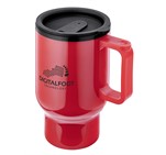 Altitude Whimsy Plastic Double-Wall Mug - 430ml Red