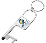 Trayce Bottle Opener Keyholder Silver