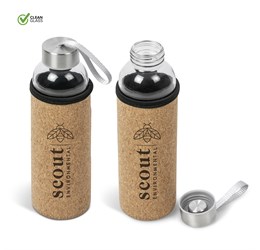 Kooshty Kork  Glass Water Bottle - 500ml