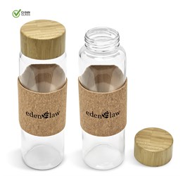 Kooshty Bamboost Glass Water Bottle - 700ml