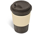 Kooshty Brown Bean Plastic Double-Wall Tumbler – 400ml Cream