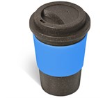 Kooshty Brown Bean Plastic Double-Wall Tumbler – 400ml Cyan