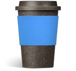 Kooshty Brown Bean Plastic Double-Wall Tumbler – 400ml Cyan