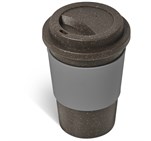 Kooshty Brown Bean Plastic Double-Wall Tumbler – 400ml Grey