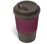 Kooshty Brown Bean Plastic Double-Wall Tumbler – 400ml Maroon