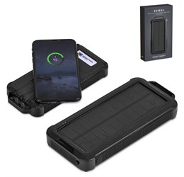 Swiss Cougar Havana Wireless Charging Solar Power Bank - 10 000mAh