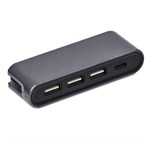 Swiss Cougar Dubai USB Hub - Gun Metal MT-SC-467-B-01-NO-LOGO