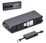 Swiss Cougar Dubai USB Hub - Gun Metal MT-SC-467-B-NO-LOGO