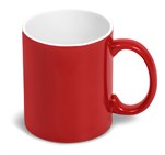 Omega Ceramic Coffee Mug - 330ml Red