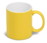 Omega Ceramic Coffee Mug - 330ml Yellow