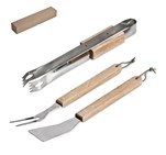 Altitude Palma Bamboo 3-Piece Braai Set OL-AL-49-B-NO-LOGO