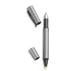 Altitude Writebright Highlighter Ball Pen Gun Metal