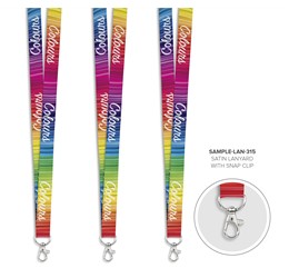 Satin Pre-branded Lanyard- Sample