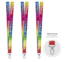 Satin Pre-branded Lanyard - Sample