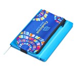 Hoppla Scribbler Polyester Large Pencil Case To Fit An A5 Notebook SC-HP-14-G-BL-04