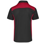 Mens Glendower Golf Shirt Black Red