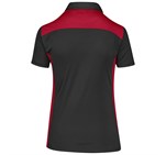 Ladies Glendower Golf Shirt Black Red