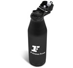 Slazenger Novac Stainless Steel Vacuum Water Bottle - 500ml Black