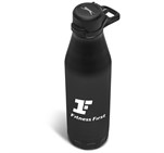 Slazenger Novac Stainless Steel Vacuum Water Bottle - 500ml Black