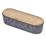 Okiyo Byoga Recycled PET Felt & Bamboo Stationery Case ST-OK-121-B-02-NO-LOGO