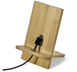 Okiyo Ekslens Bamboo Phone Stand TECH-5315-01-NO-LOGO