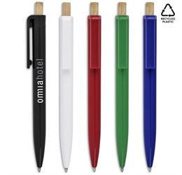 Altitude Tickit Recycled Plastic & Bamboo Ball Pen